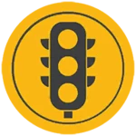 Logo of Ukr traffic code test 2023 android Application 